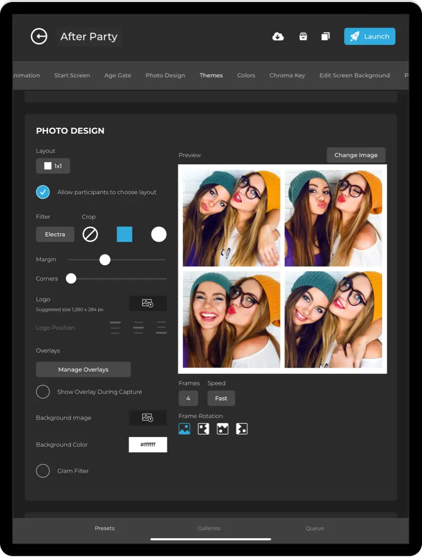 HALO app booth design