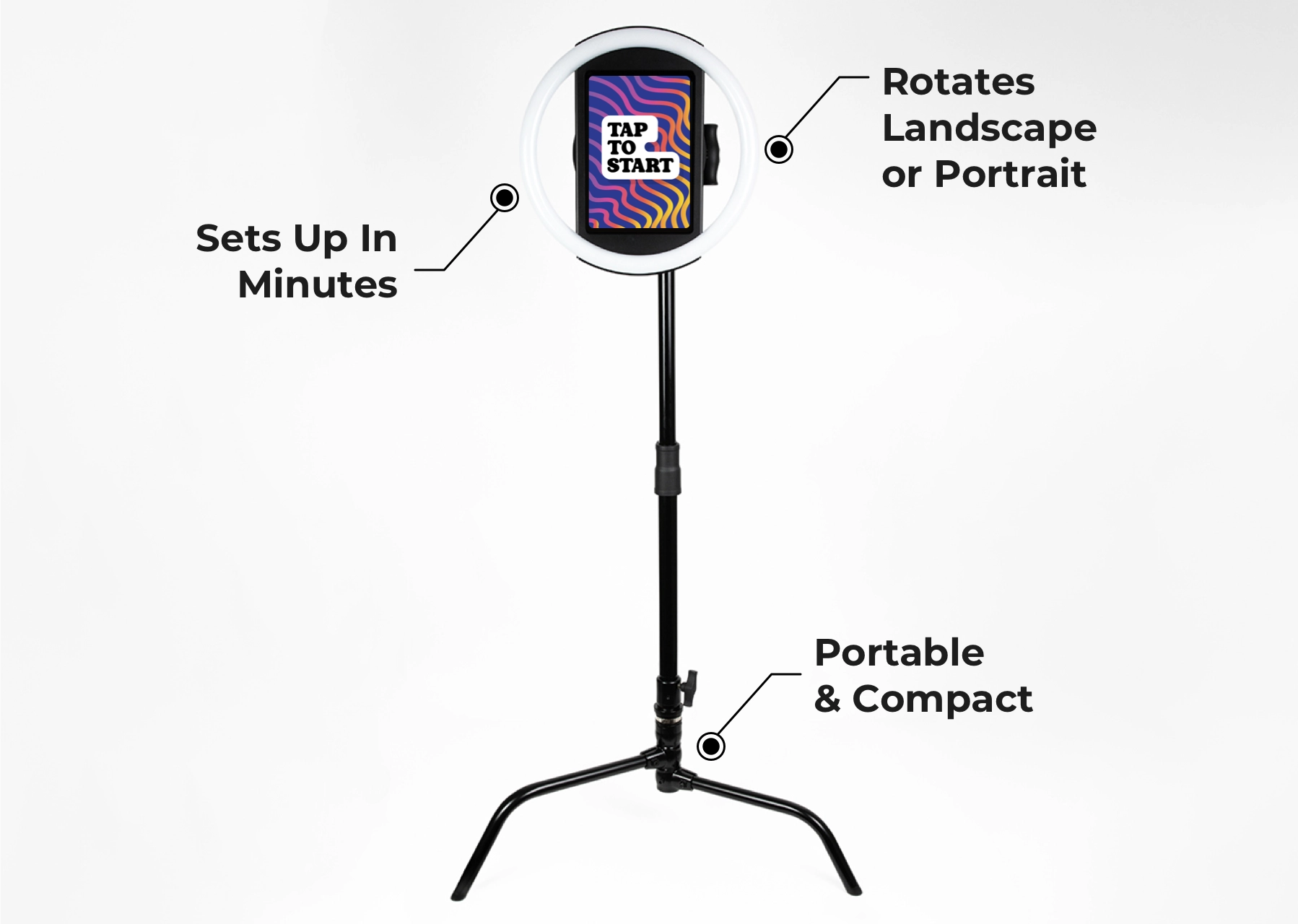Simple Booth HALO iPad photo booth setup